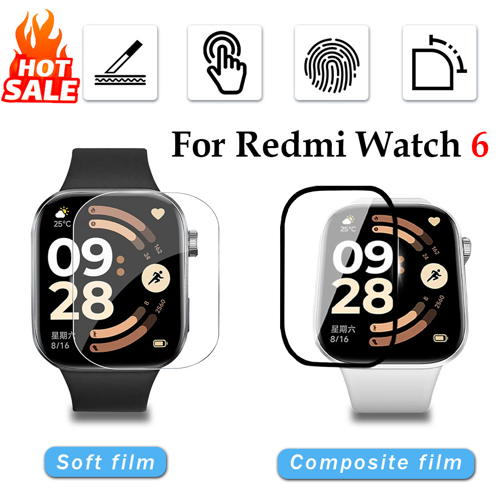 Watch Face Protector - 1-5 Peças de Película Protetora Flexível