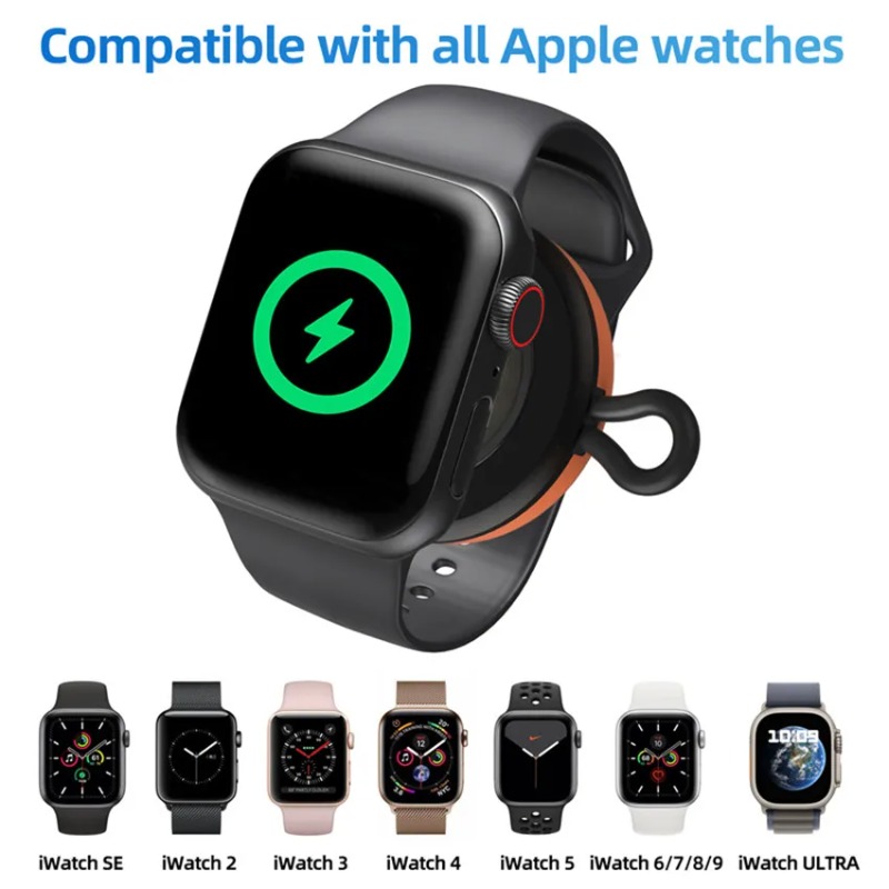 Smart Watch Accessories - Carregador Sem Fio Portátil Tipo C