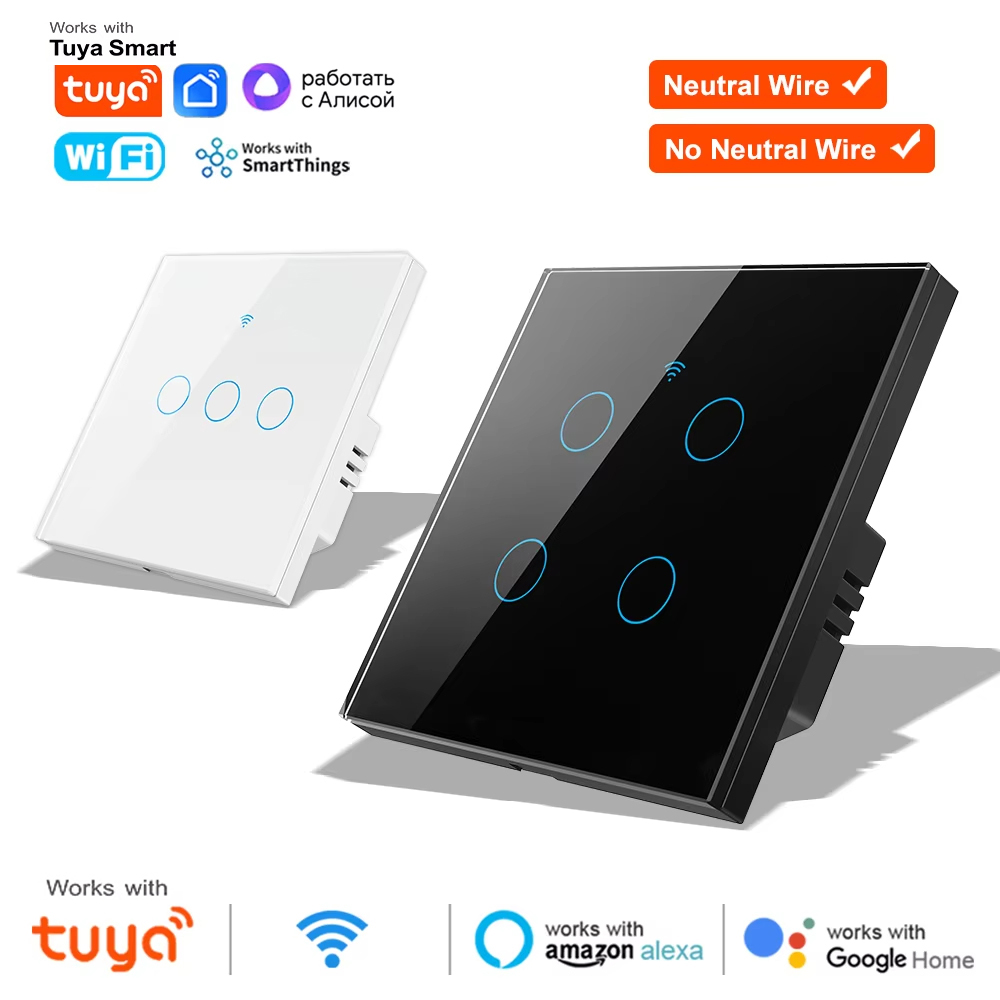 Smart Accessories - Interruptor de Parede Inteligente WiFi RF