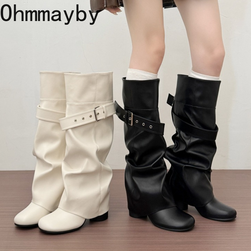 Leather Classic Strap - Botas Femininas de Designer até o