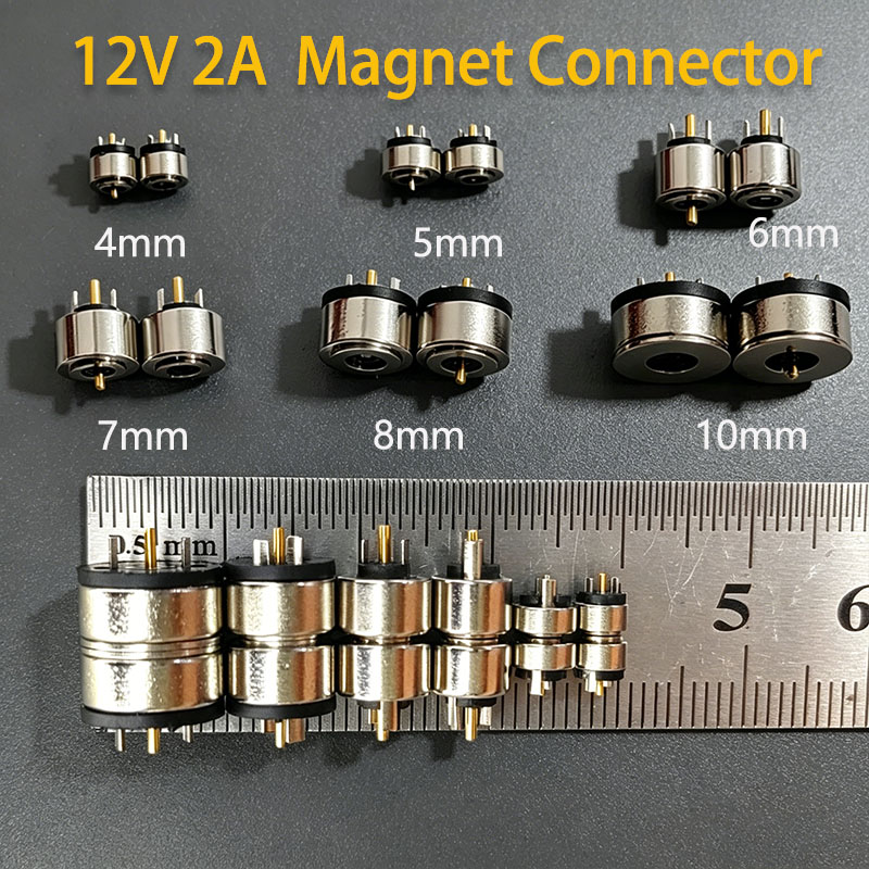Smart Watch Accessories - Conector Magnético Circular de 2 Pinos