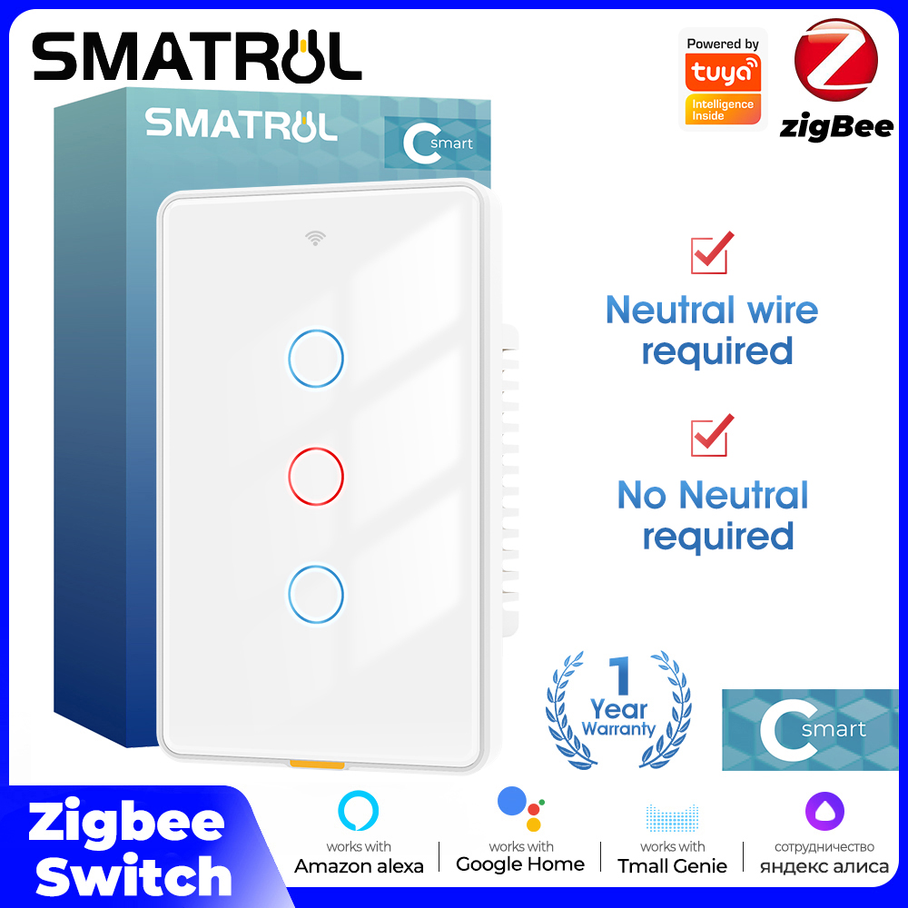 Smart Accessories - Tuya zigbee interruptor de toque de