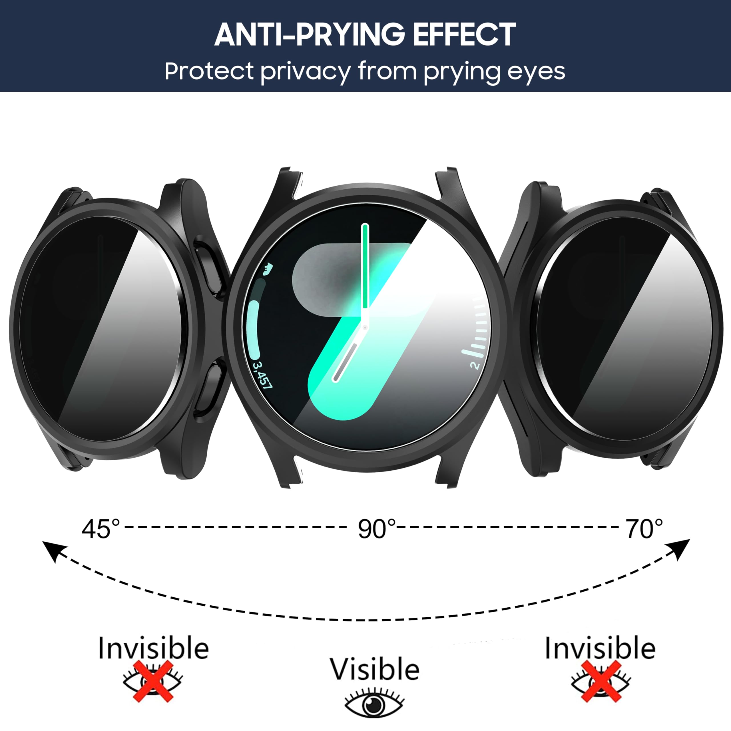 Vidro temperado + capa de priv - Samsung Smartwatch Accessories avaliação e preço