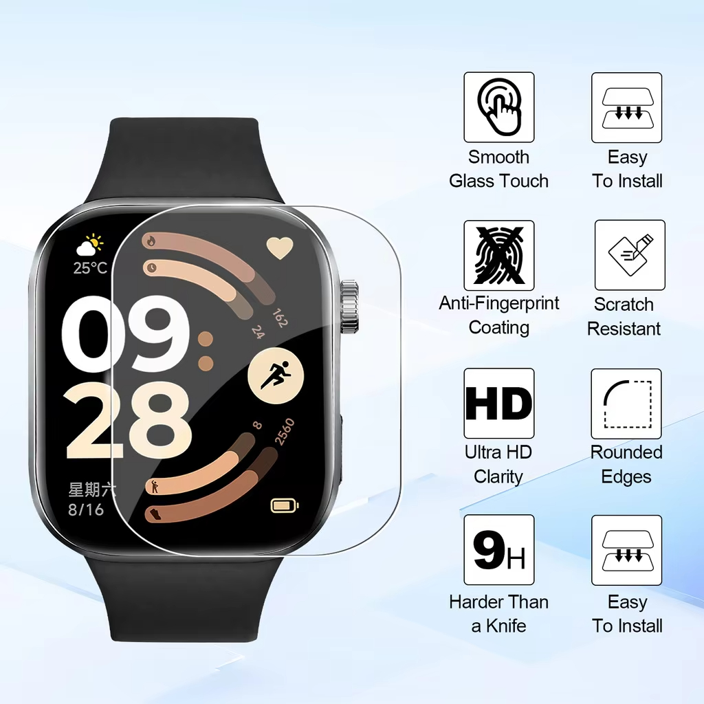 1-5 Peças de Película Protetor - Watch Face Protector avaliação e preço