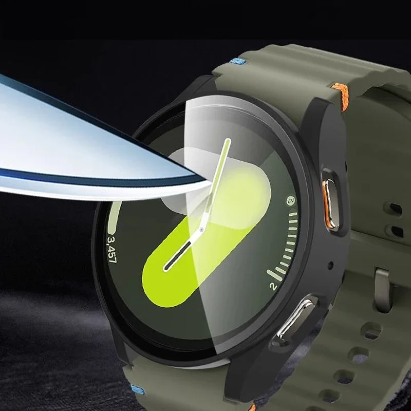 Vidro temperado + capa para sa - Samsung Smartwatch Accessories avaliação e preço