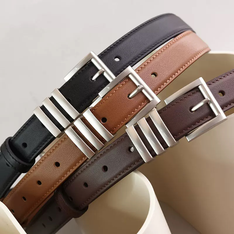 Cinto Feminino Casual de Couro - Leather Classic Strap avaliação e preço