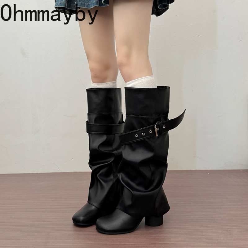 Botas Femininas de Designer at - Leather Classic Strap avaliação e preço