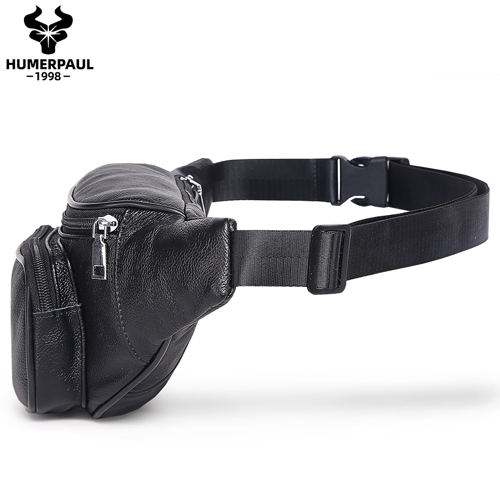 Bolsa de Cintura Masculina HUM - Leather Classic Strap avaliação e preço