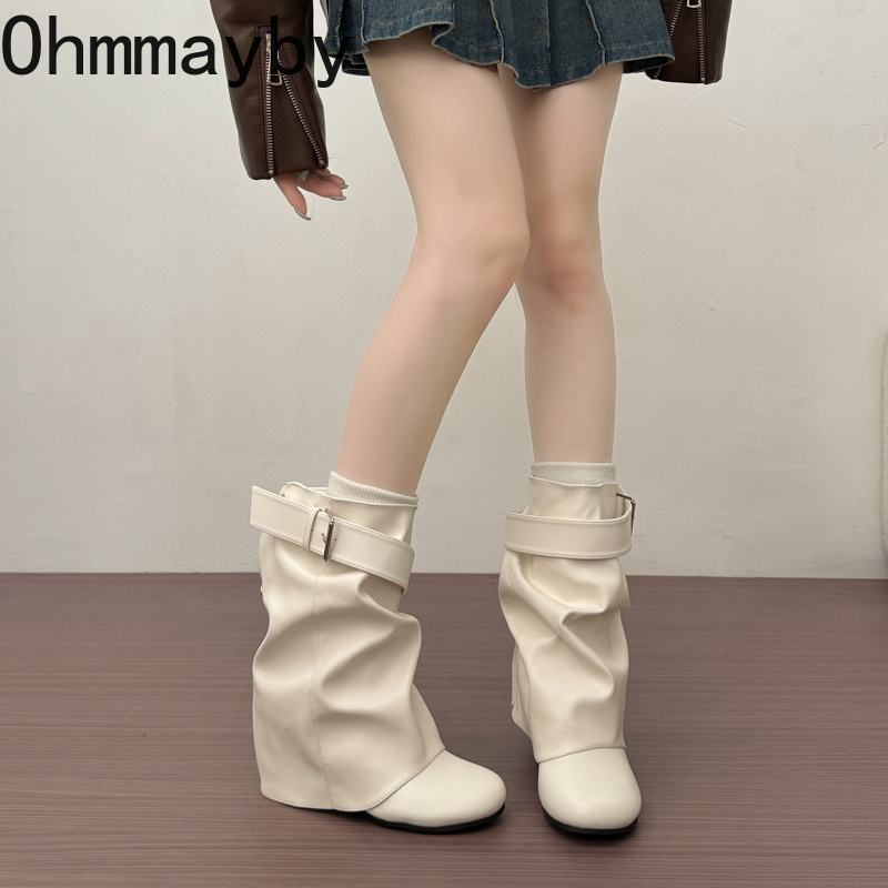 Novas Botas Femininas de Couro - Leather Classic Strap avaliação e preço