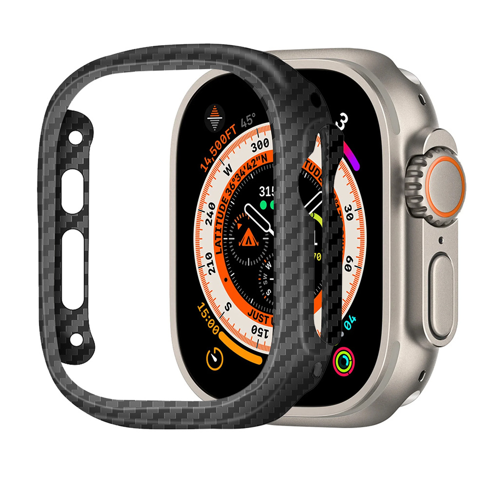 Kevlar capa fina de fibra de c - Watch Face Protector avaliação e preço