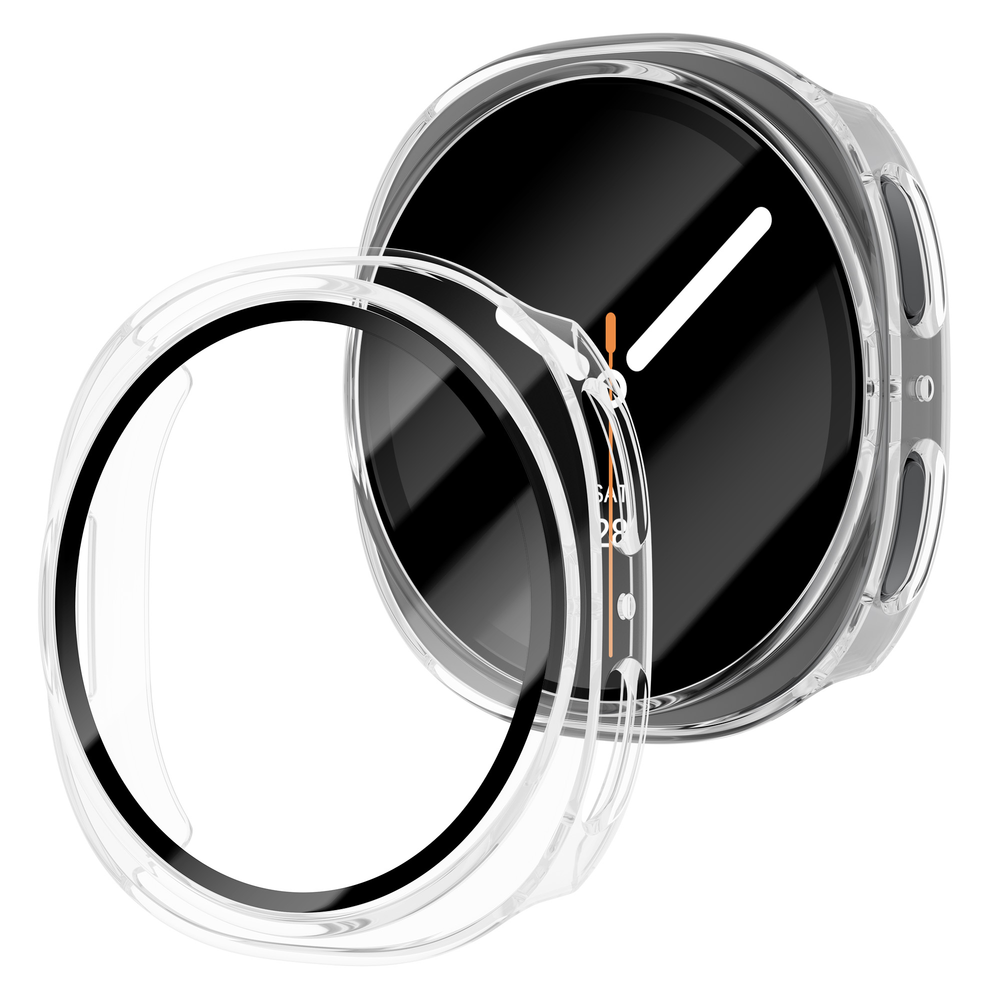 Vidro temperado + capa para pc - Samsung Smartwatch Accessories avaliação e preço