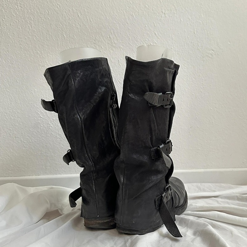 Botas Clássicas Femininas Retr - Leather Classic Strap avaliação e preço